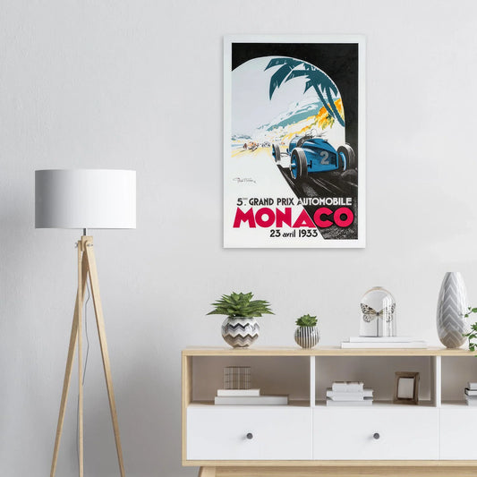 Monaco Grand Prix Poster, 1933