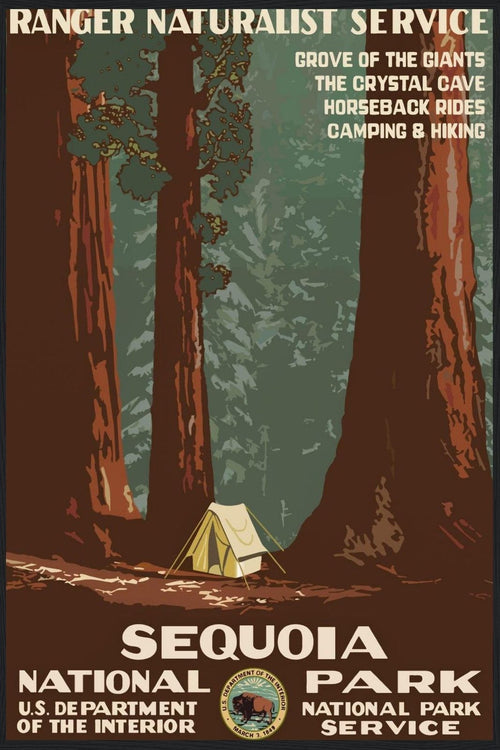 WPA Sequoia National Park Poster, 1930s by The Poster Archive