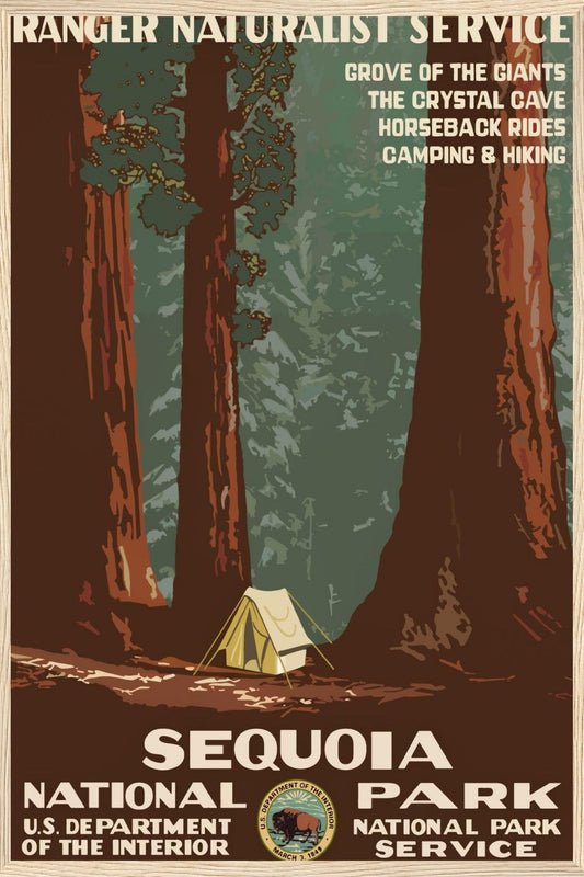 WPA Sequoia National Park Poster, 1930s