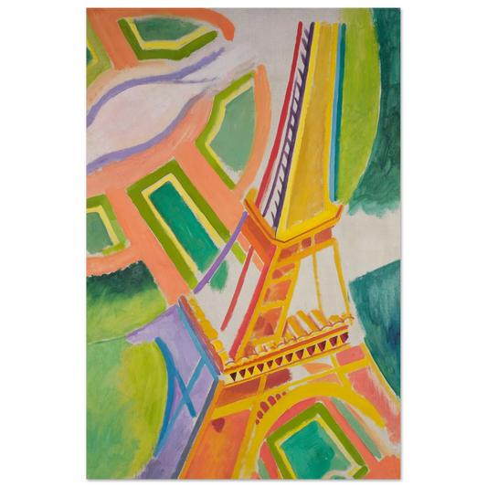 Robert Delaunay Eiffel Tower Art Print, 1911