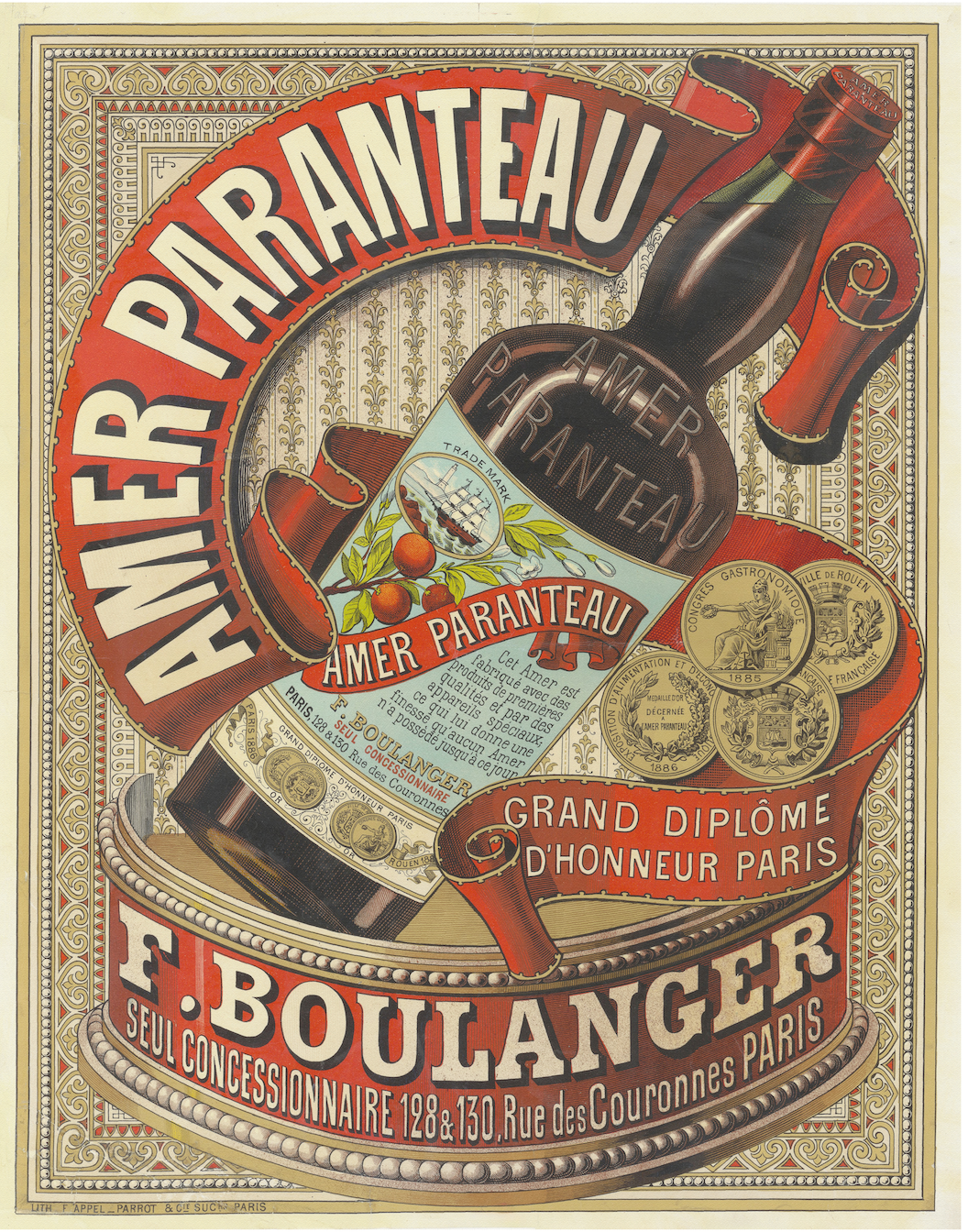 Vintage European Food and Wine Art