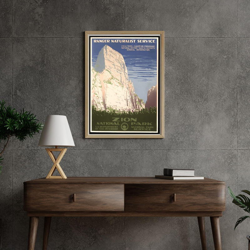 WPA Zion National Park Poster, 1930s by The Poster Archive