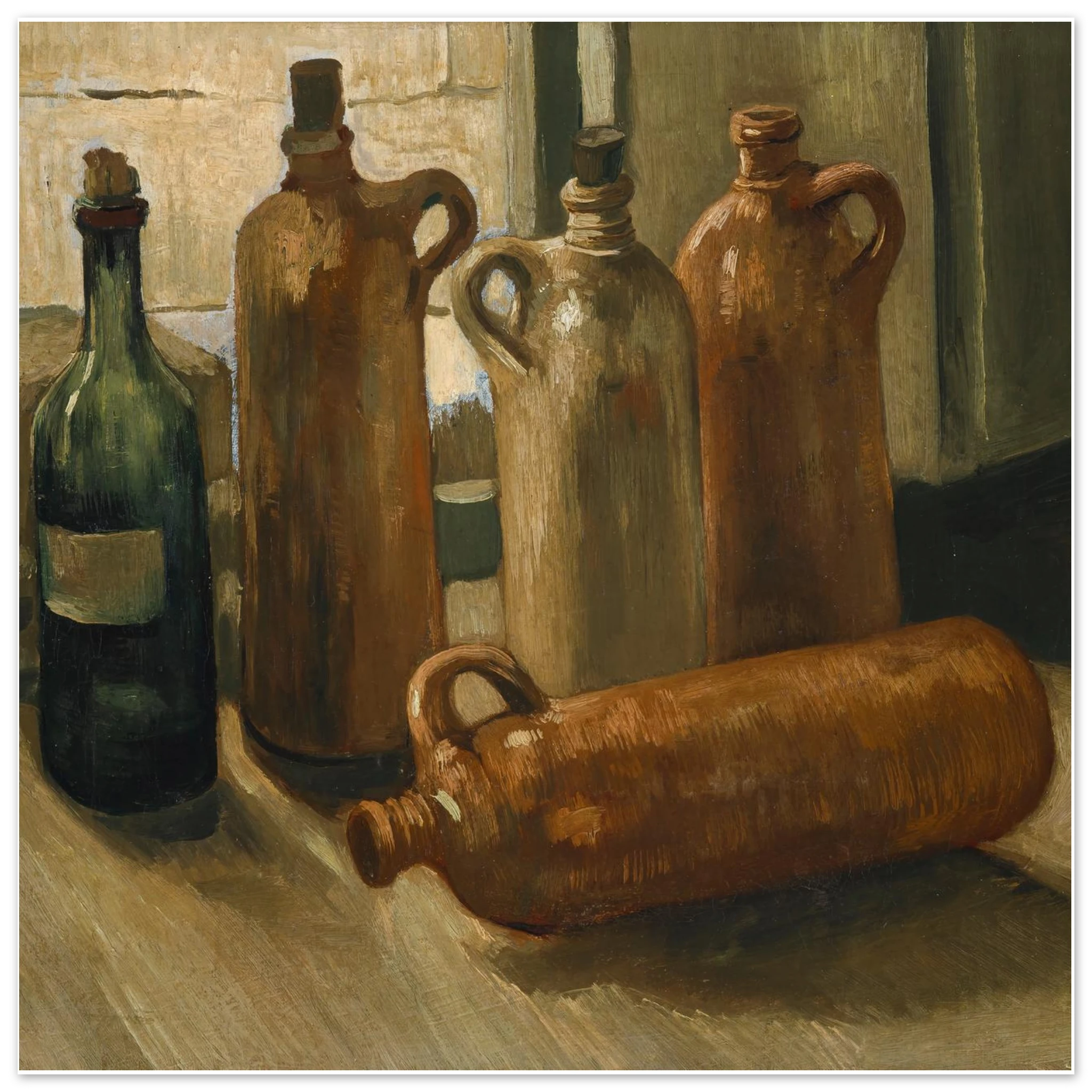Van Gogh "Still Life with Bottles and Earthenware" (1885) by The Poster Archive