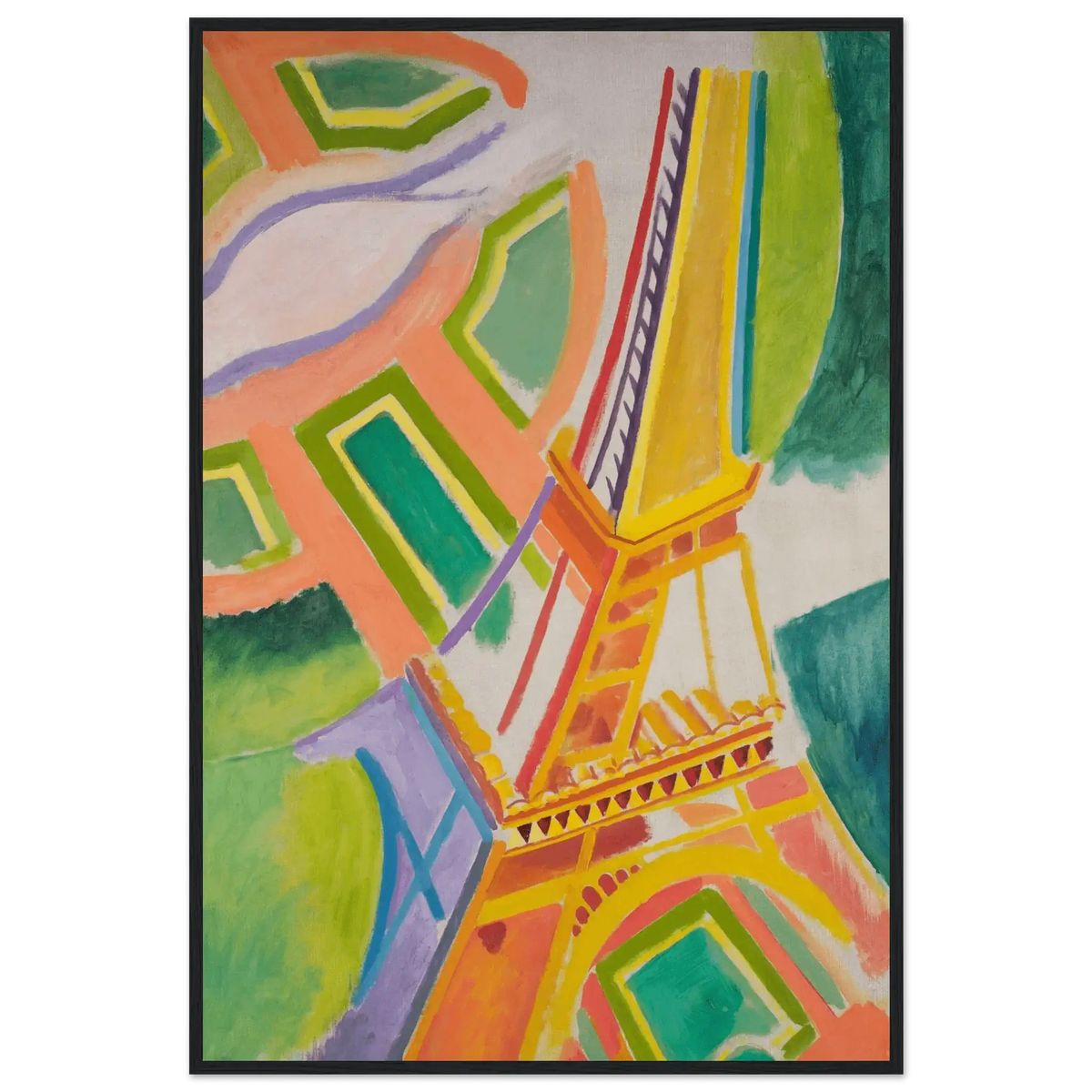 Robert Delaunay Eiffel Tower Art Print, 1911