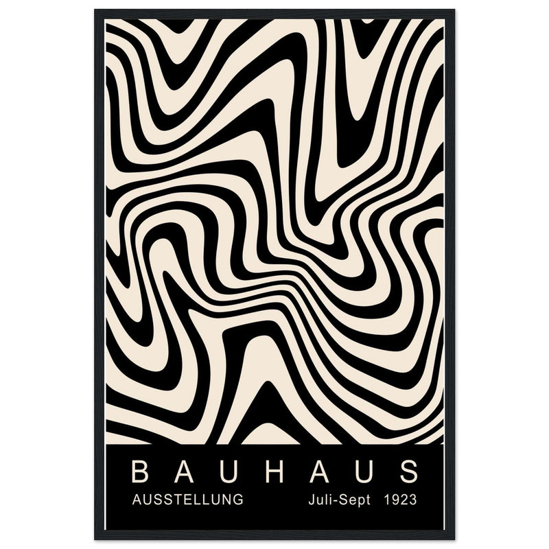 Bauhaus-style Gallery Exhibition Poster