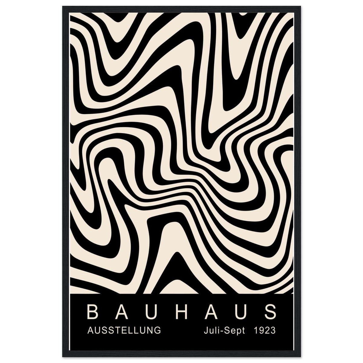 Bauhaus-style Gallery Exhibition Poster