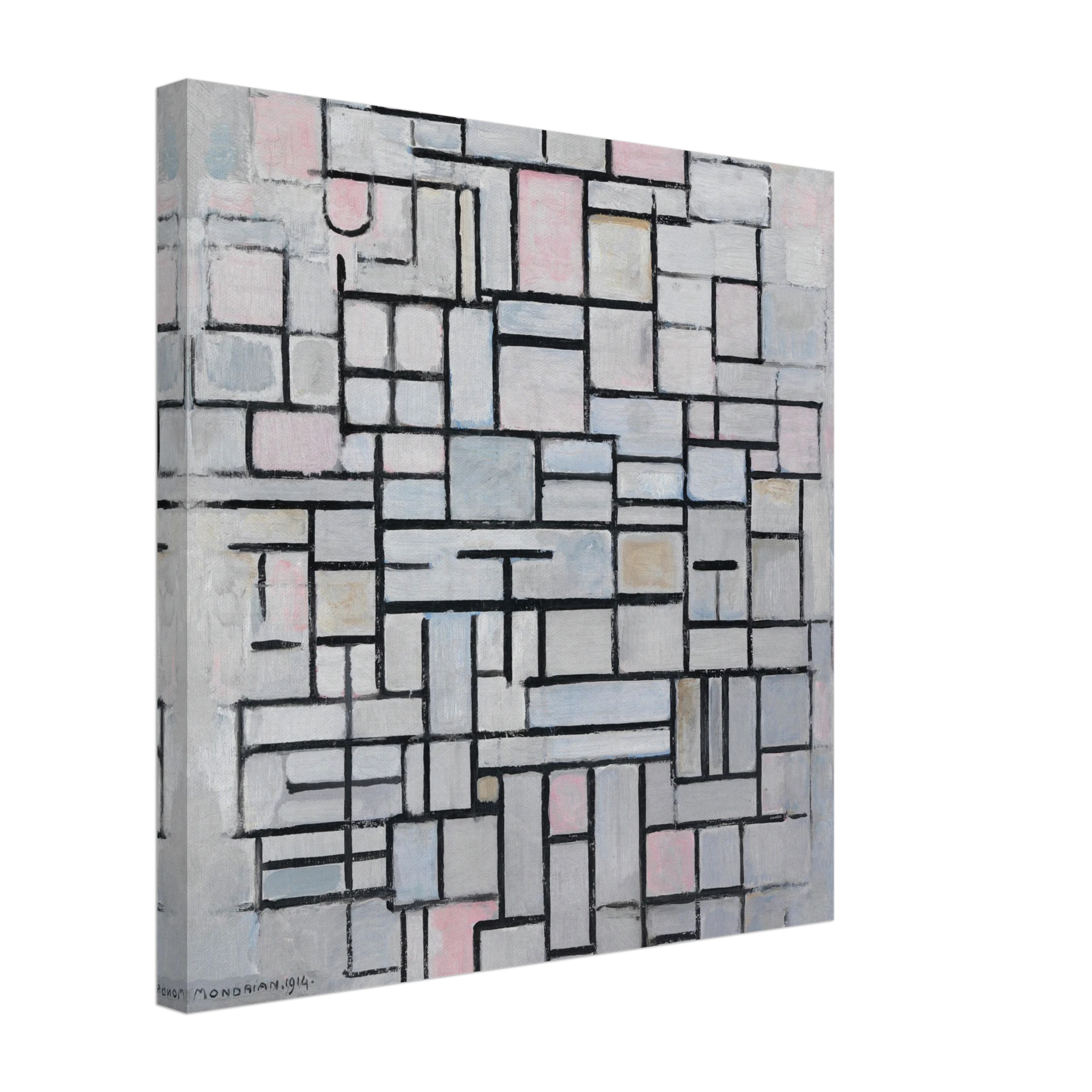 Piet Mondrian - Composition n° IV, 1914 50x50 cm 20x20″ Canvas Thick