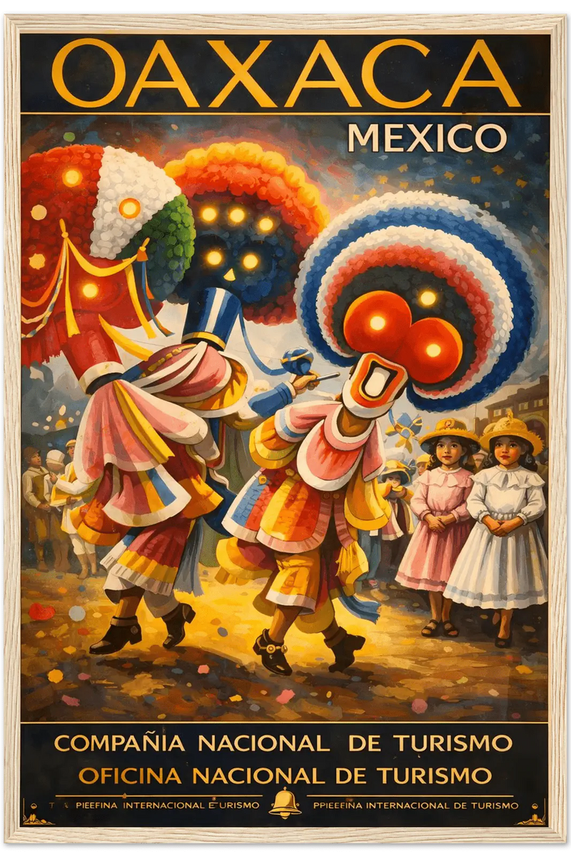 Oaxaca Tourism Celebration Poster by The Poster Archive