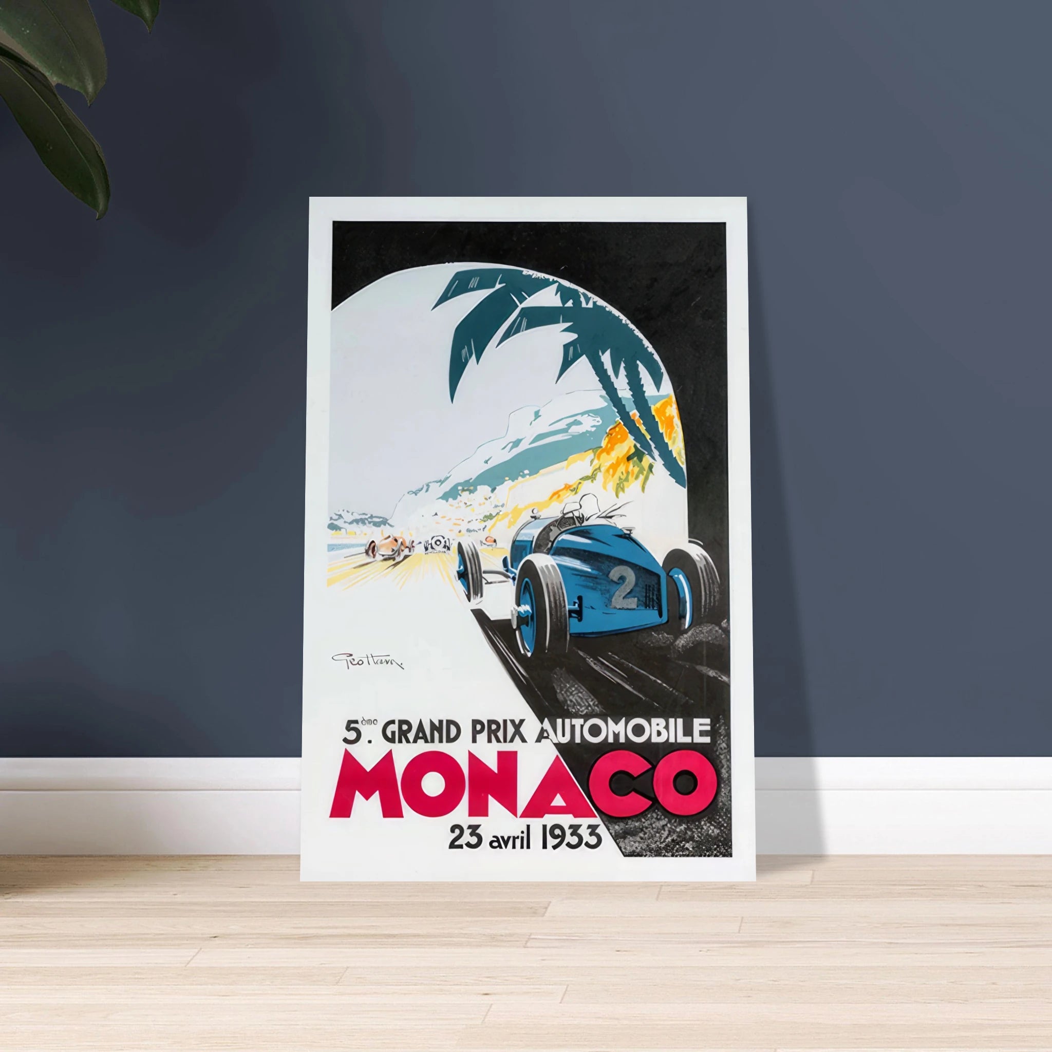 Monaco Grand Prix Poster, 1933