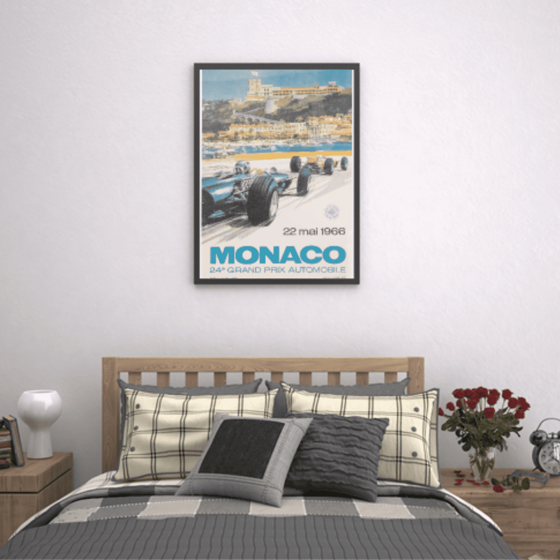 Monaco Grand Prix Poster, 1966 by The Poster Archive