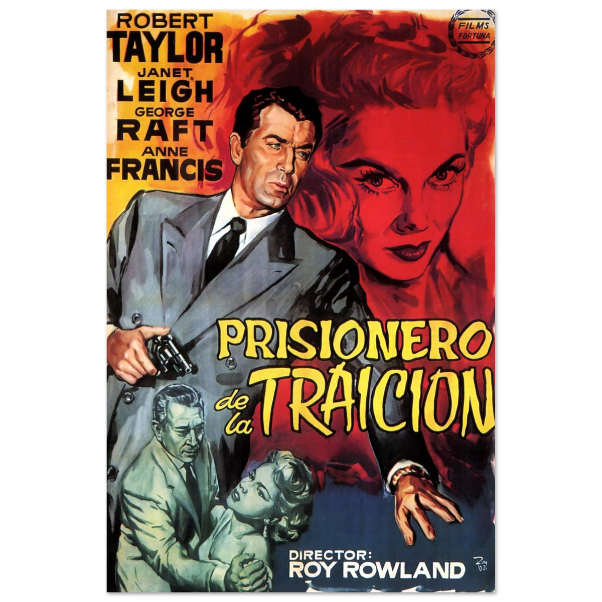 Latin American Film Noir Poster, 1940s by The Poster Archive