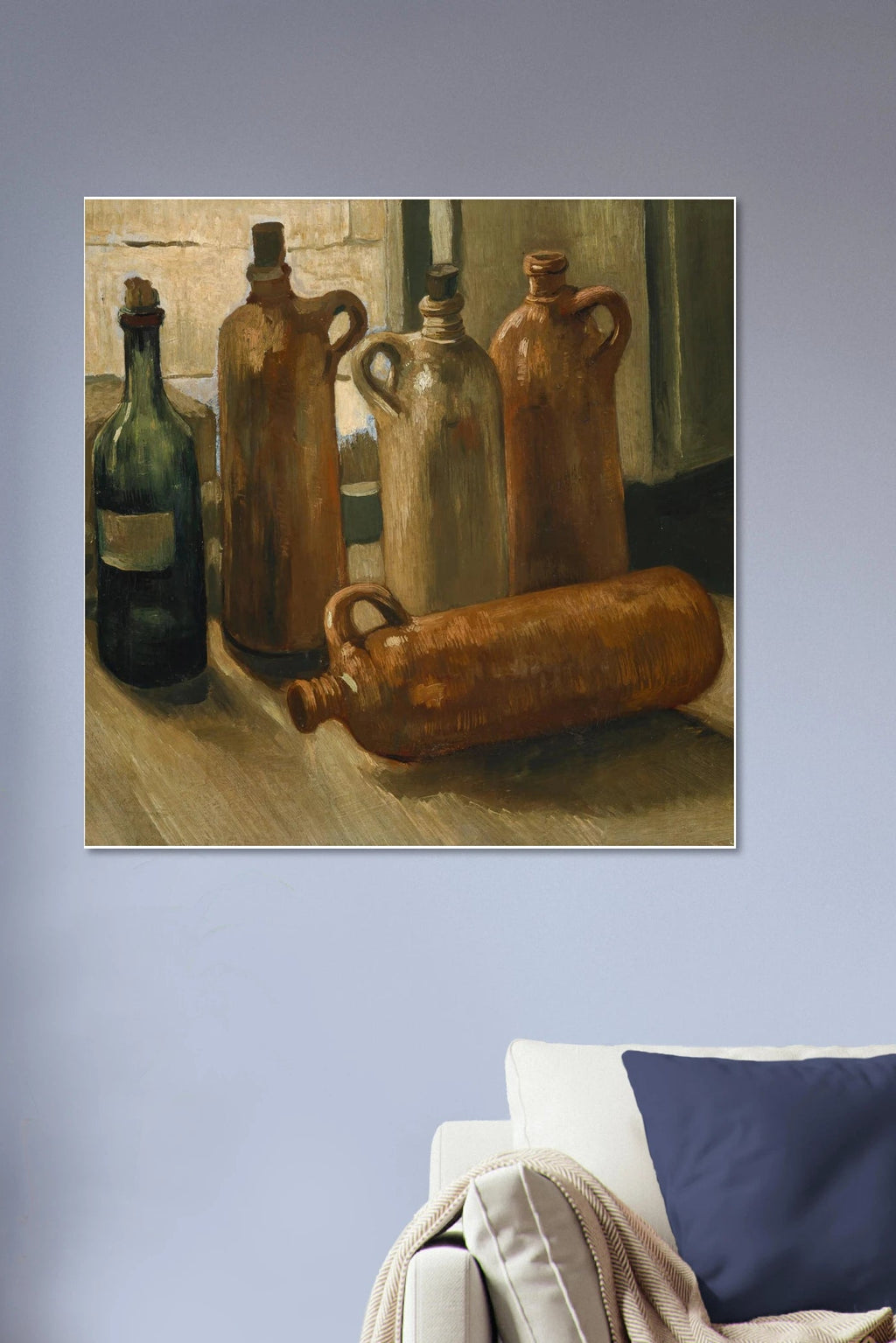 Van Gogh "Still Life with Bottles and Earthenware" (1885) by The Poster Archive