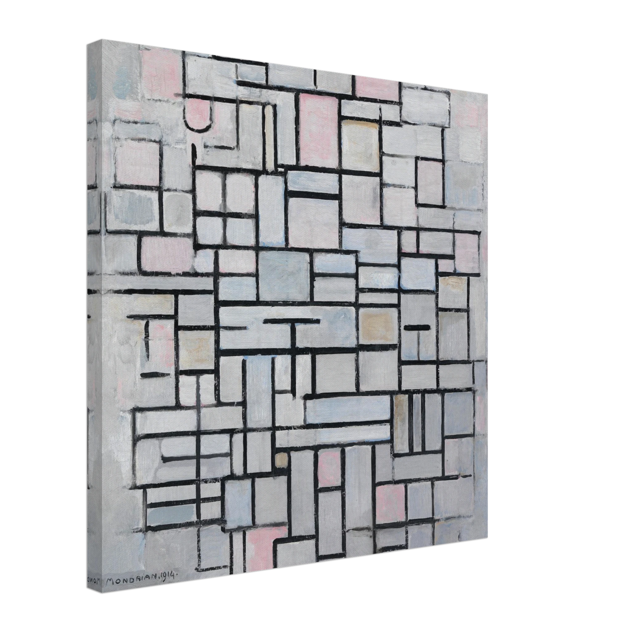 Piet Mondrian - Composition n° IV, 1914 60x60 cm 24x24″ Canvas Thick