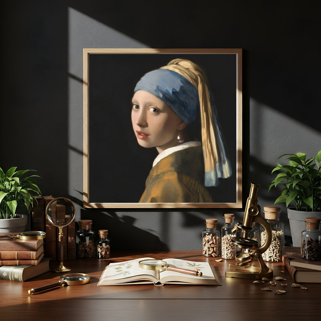 Vermeer Girl with a Pearl Earring, 1665