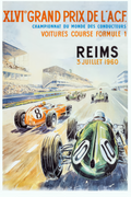 French Grand Prix Poster, 1960