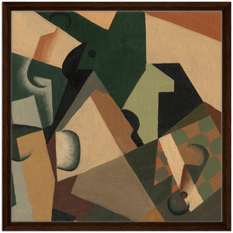 Juan Gris Glass and Checkerboard, 1917 by The Poster Archive