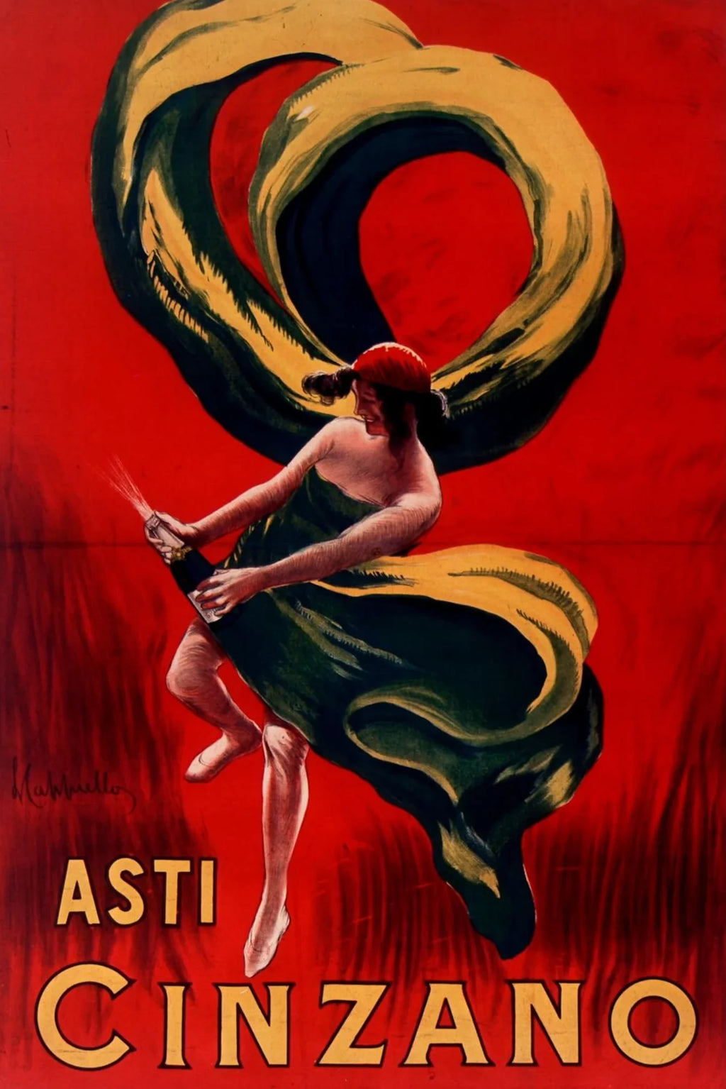 Leonetto Cappiello Asti Cinzano, 1916