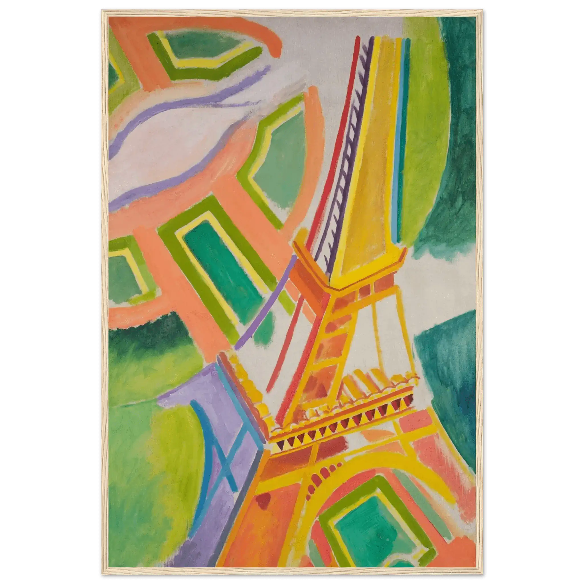 Robert Delaunay Eiffel Tower Art Print, 1911