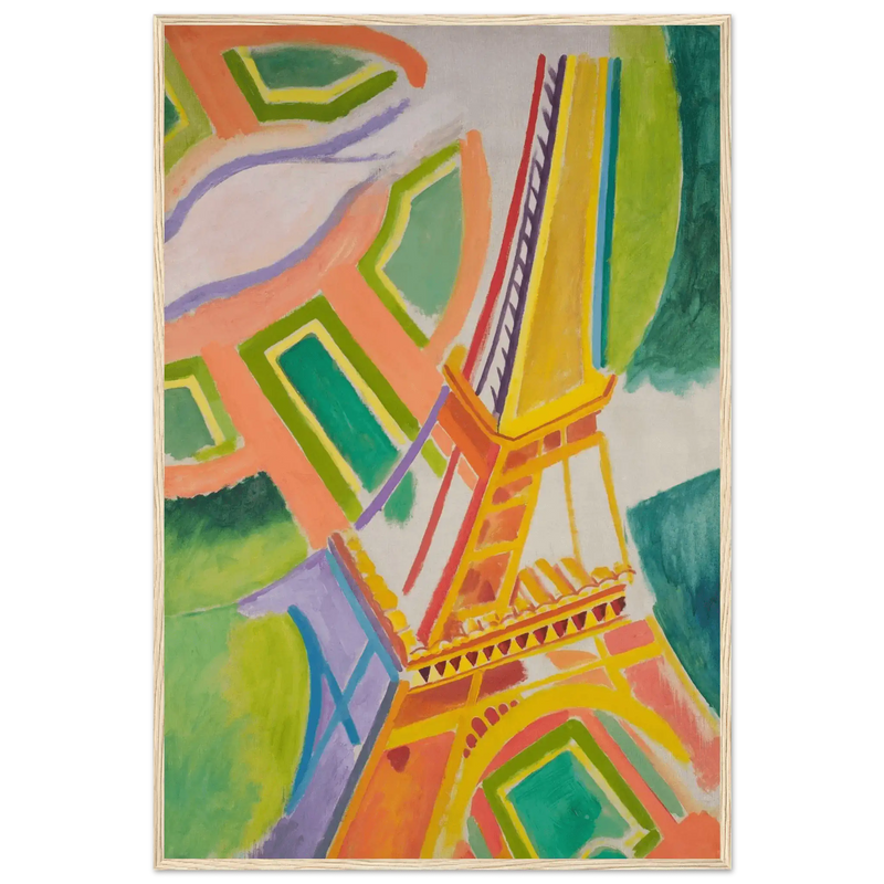 Robert Delaunay Eiffel Tower Art Print, 1911
