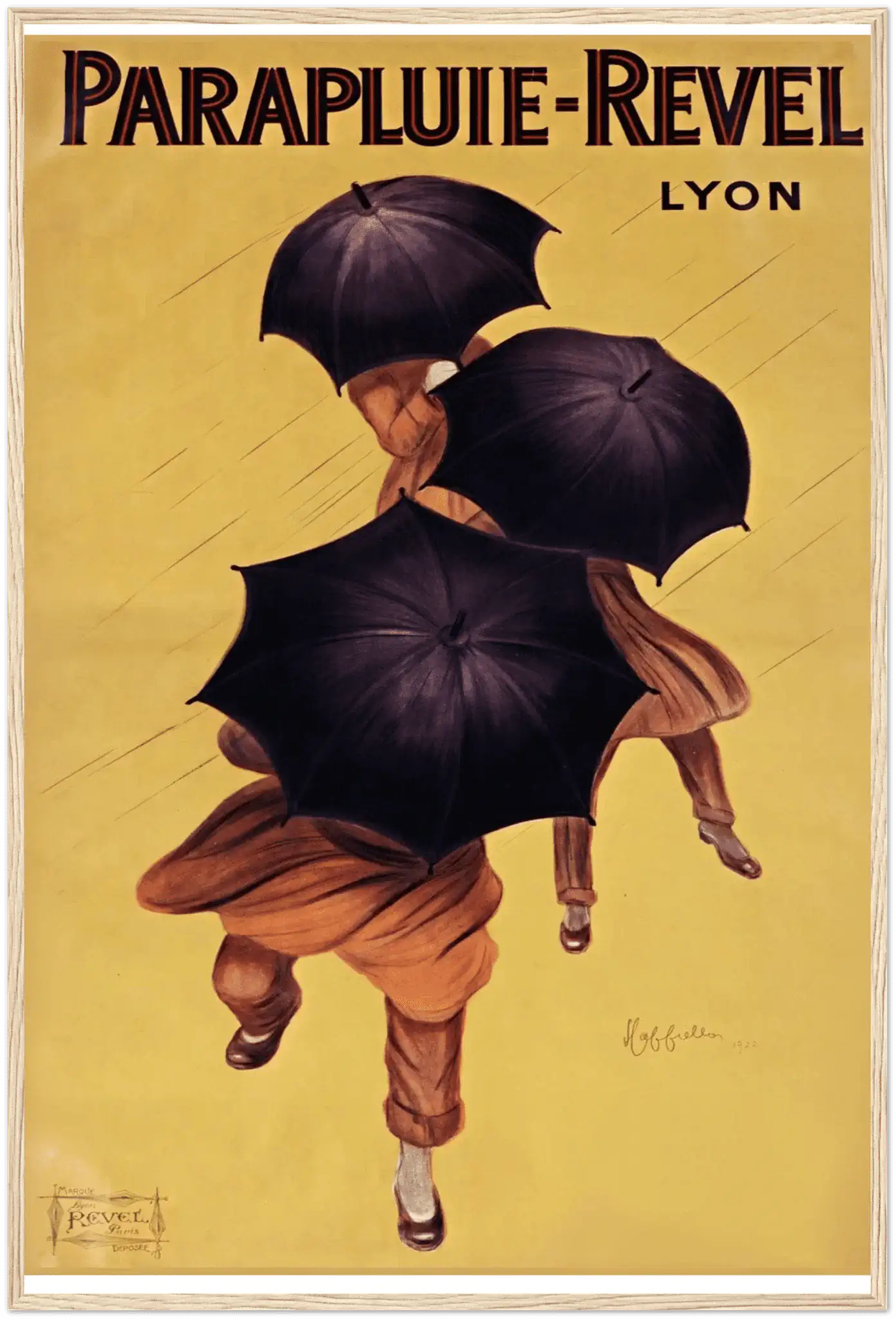 Parapluie-Revel — Classic French Umbrella Advertising Poster, 1922