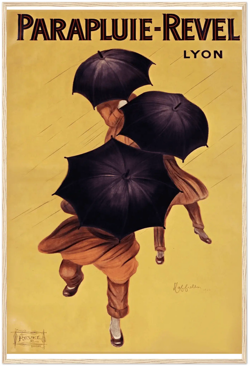 Parapluie-Revel — Classic French Umbrella Advertising Poster, 1922