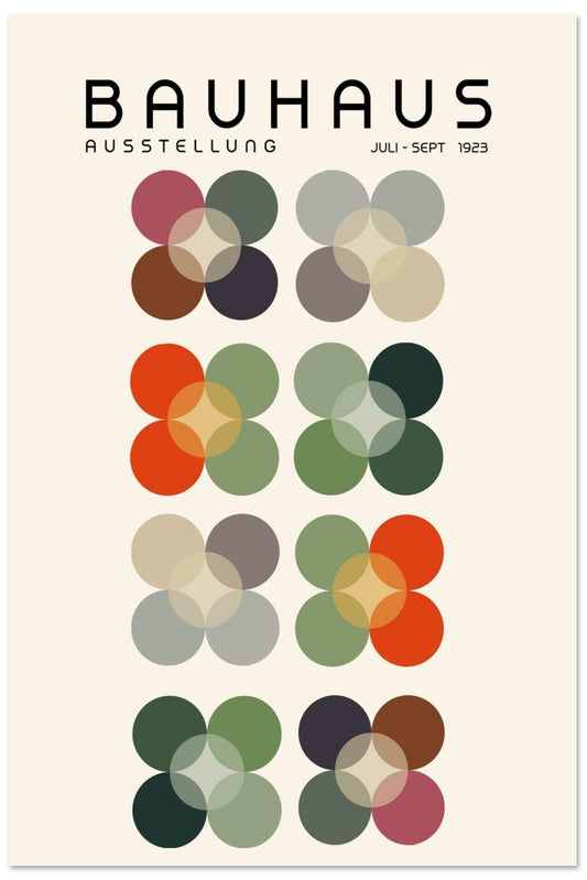 Bauhaus Color Geometry Poster No. 7