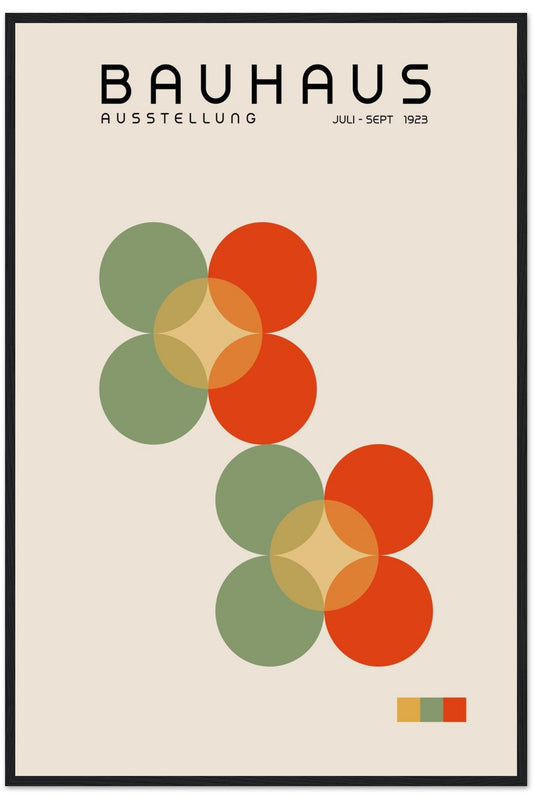 Bauhaus Color Geometry Poster No. 3