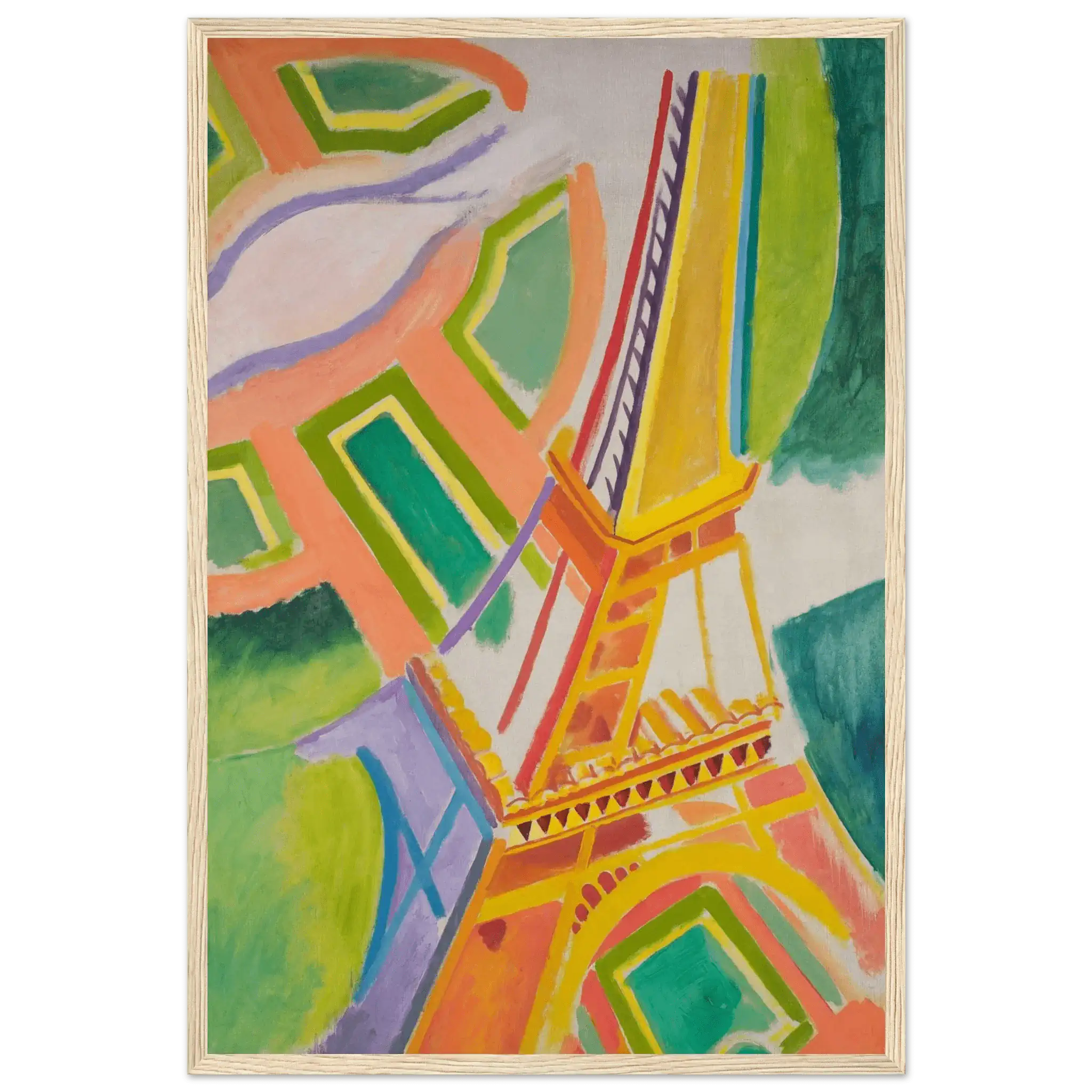 Robert Delaunay Eiffel Tower Art Print, 1911