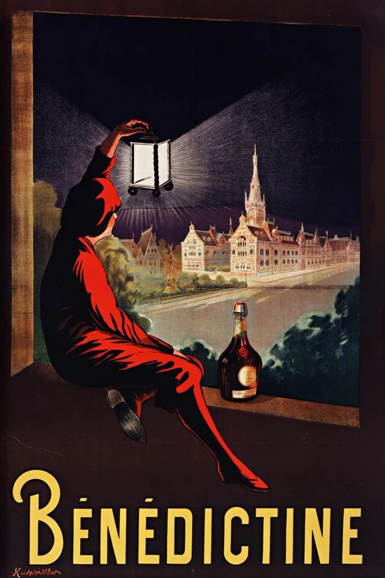 Leonetto Cappiello Benedictine Liqueur Poster, 1907