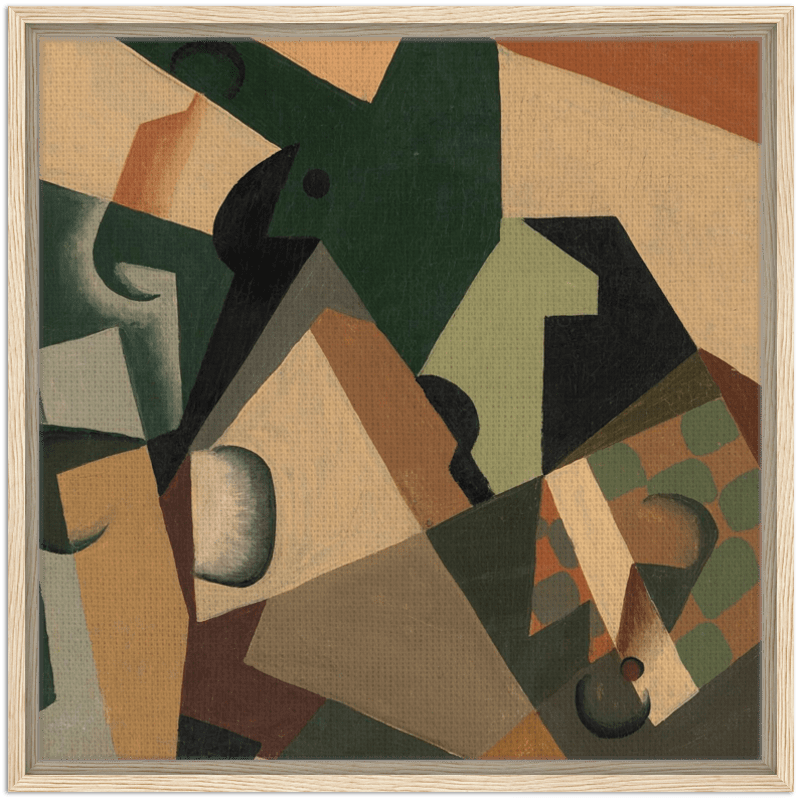 Juan Gris Glass and Checkerboard, 1917 by The Poster Archive