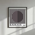 Bauhaus style Moon Print