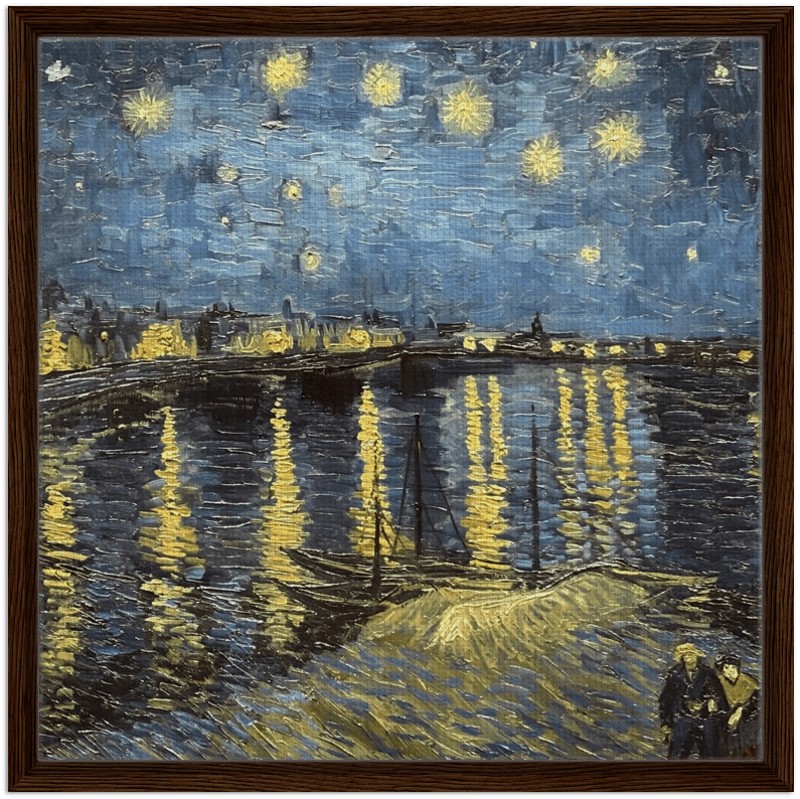 Van Gogh Starry Night Over the Rhone, 1888
