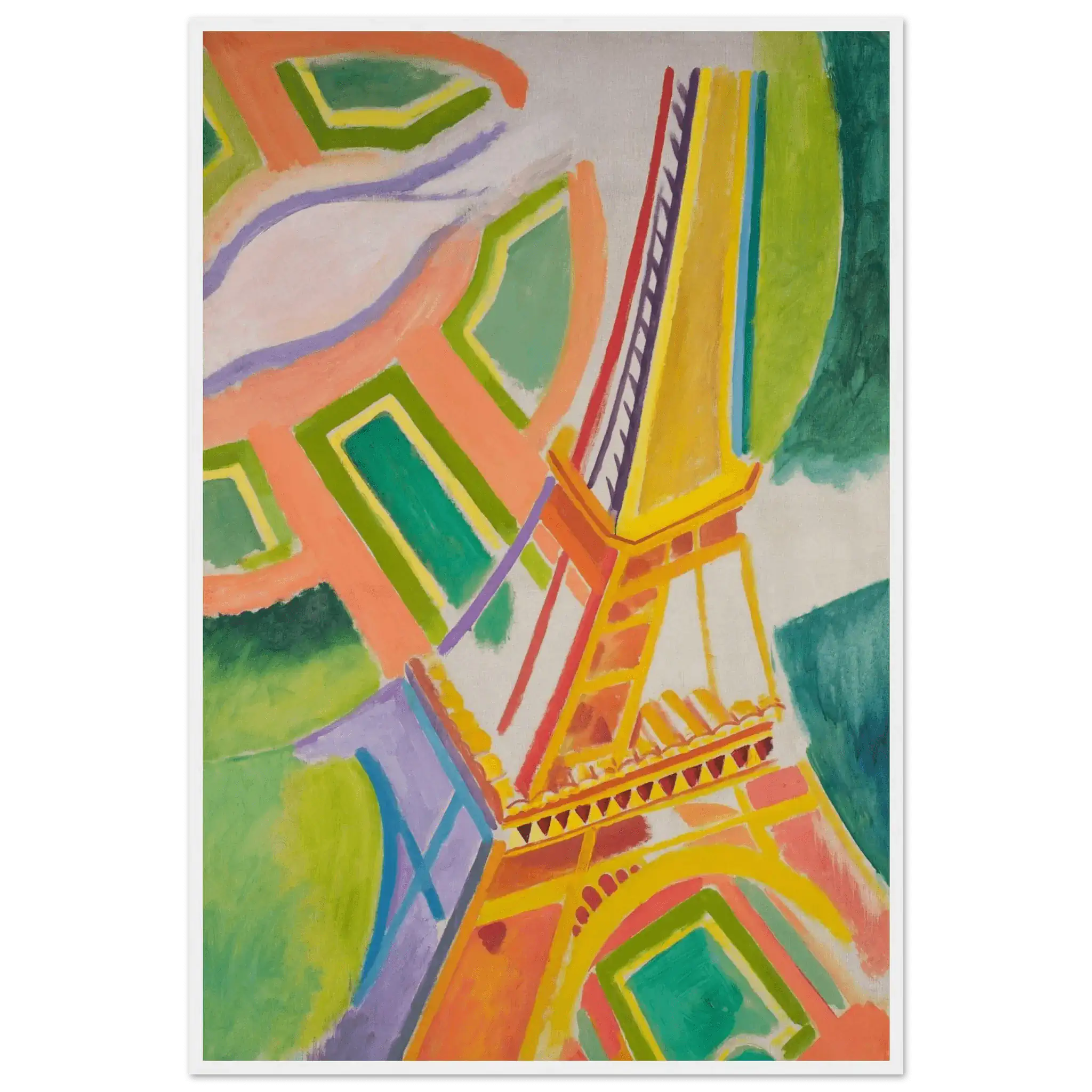 Robert Delaunay Eiffel Tower Art Print, 1911