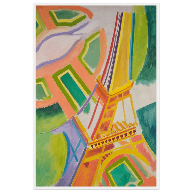 Robert Delaunay Eiffel Tower Art Print, 1911