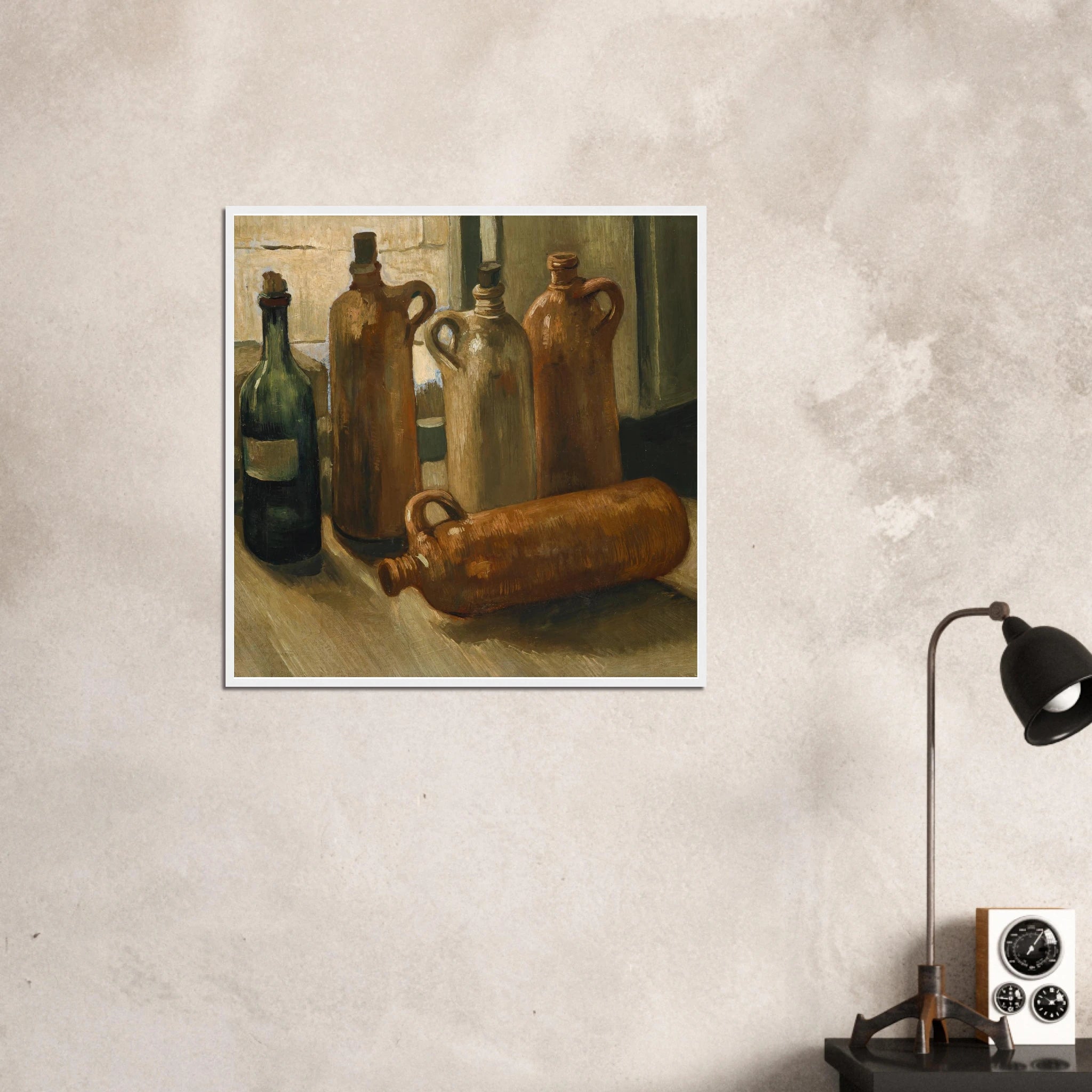Van Gogh "Still Life with Bottles and Earthenware" (1885) by The Poster Archive