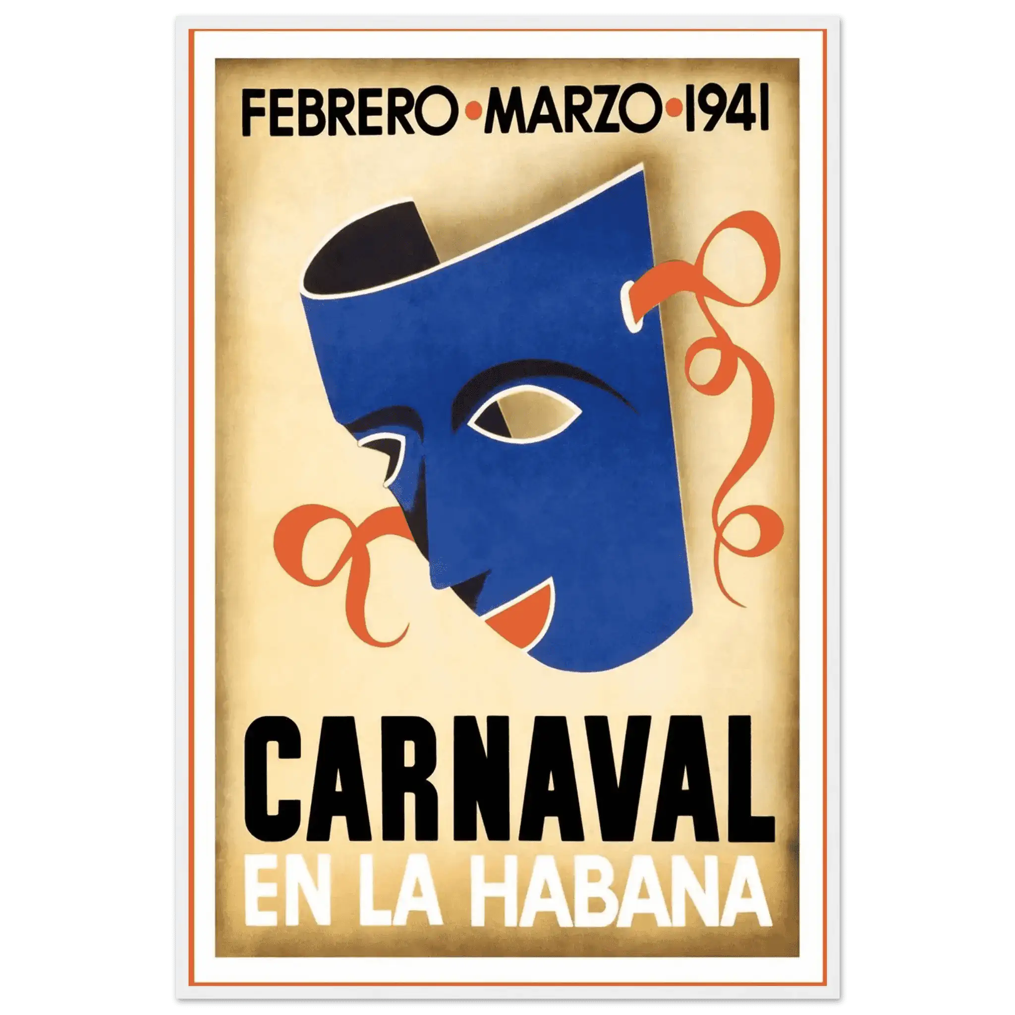 Havana Carnaval Poster, 1941