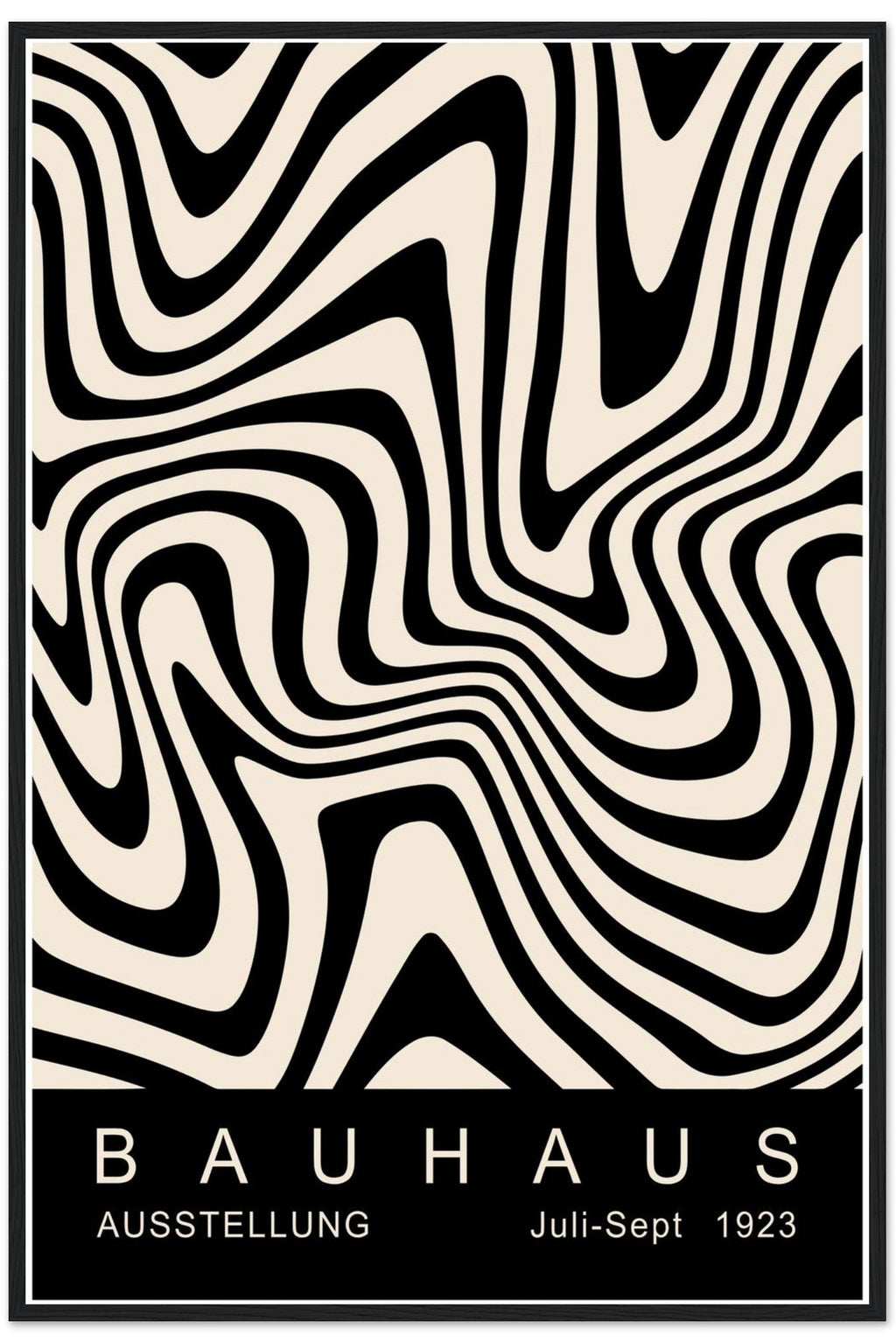 Bauhaus-style Gallery Exhibition Poster