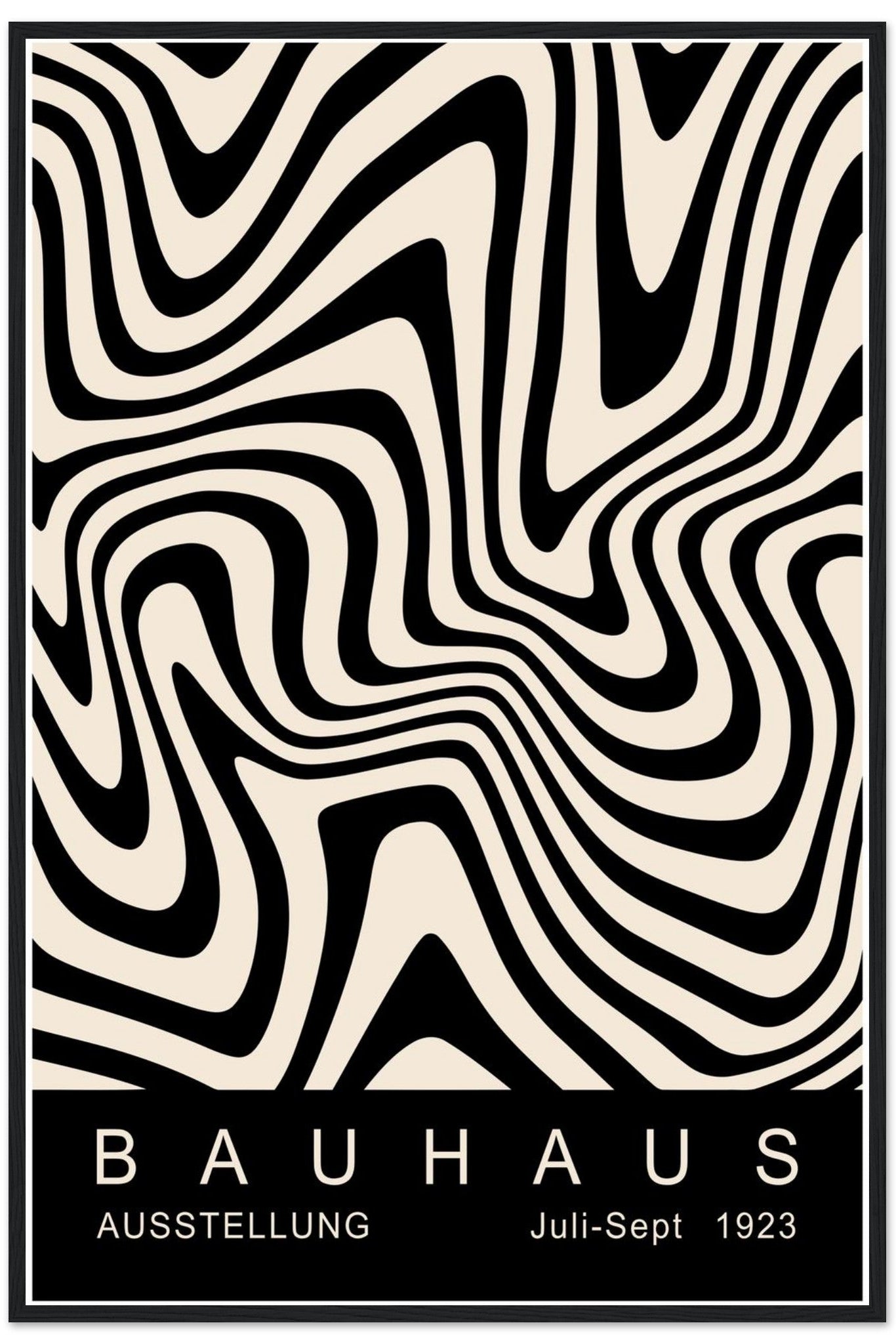 Bauhaus-style Gallery Exhibition Poster
