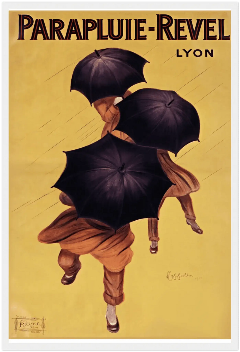 Parapluie-Revel — Classic French Umbrella Advertising Poster, 1922
