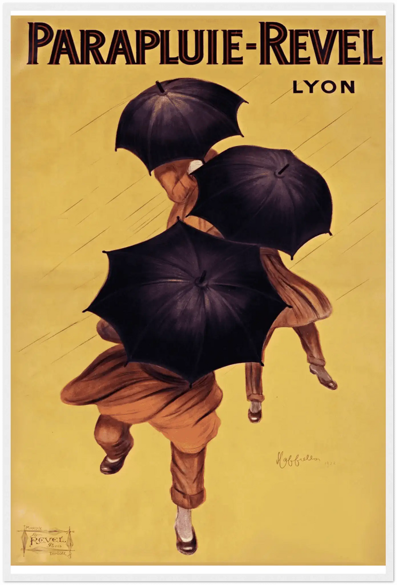 Parapluie-Revel — Classic French Umbrella Advertising Poster, 1922