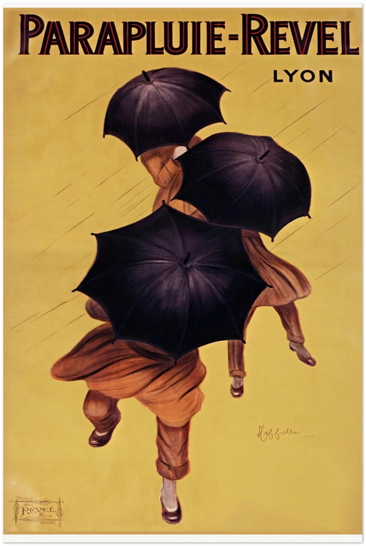 Leonetto Cappiello Parapluie Revel Poster, 1920s 24x36 Museum Quality Matte No Frame