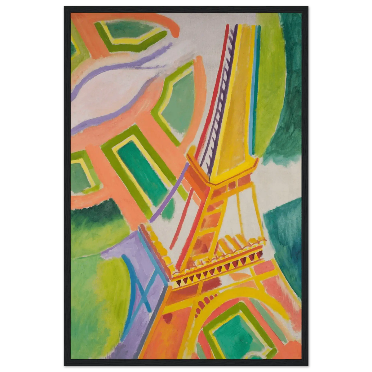 Robert Delaunay Eiffel Tower Art Print, 1911