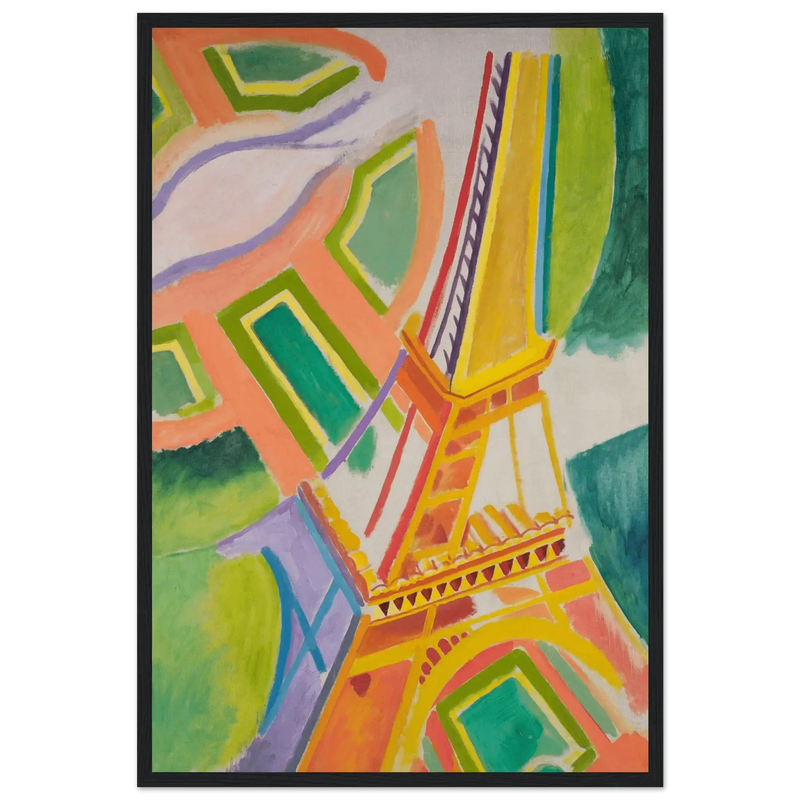 Robert Delaunay Eiffel Tower Art Print, 1911