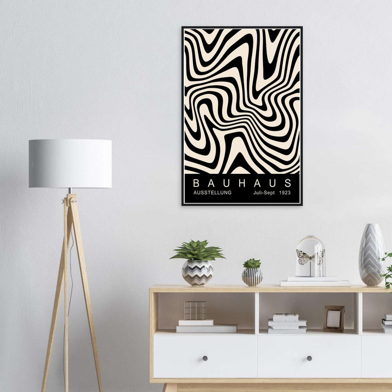 Bauhaus-style Gallery Exhibition Poster