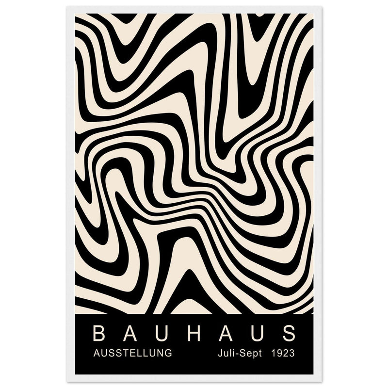 Bauhaus-style Gallery Exhibition Poster