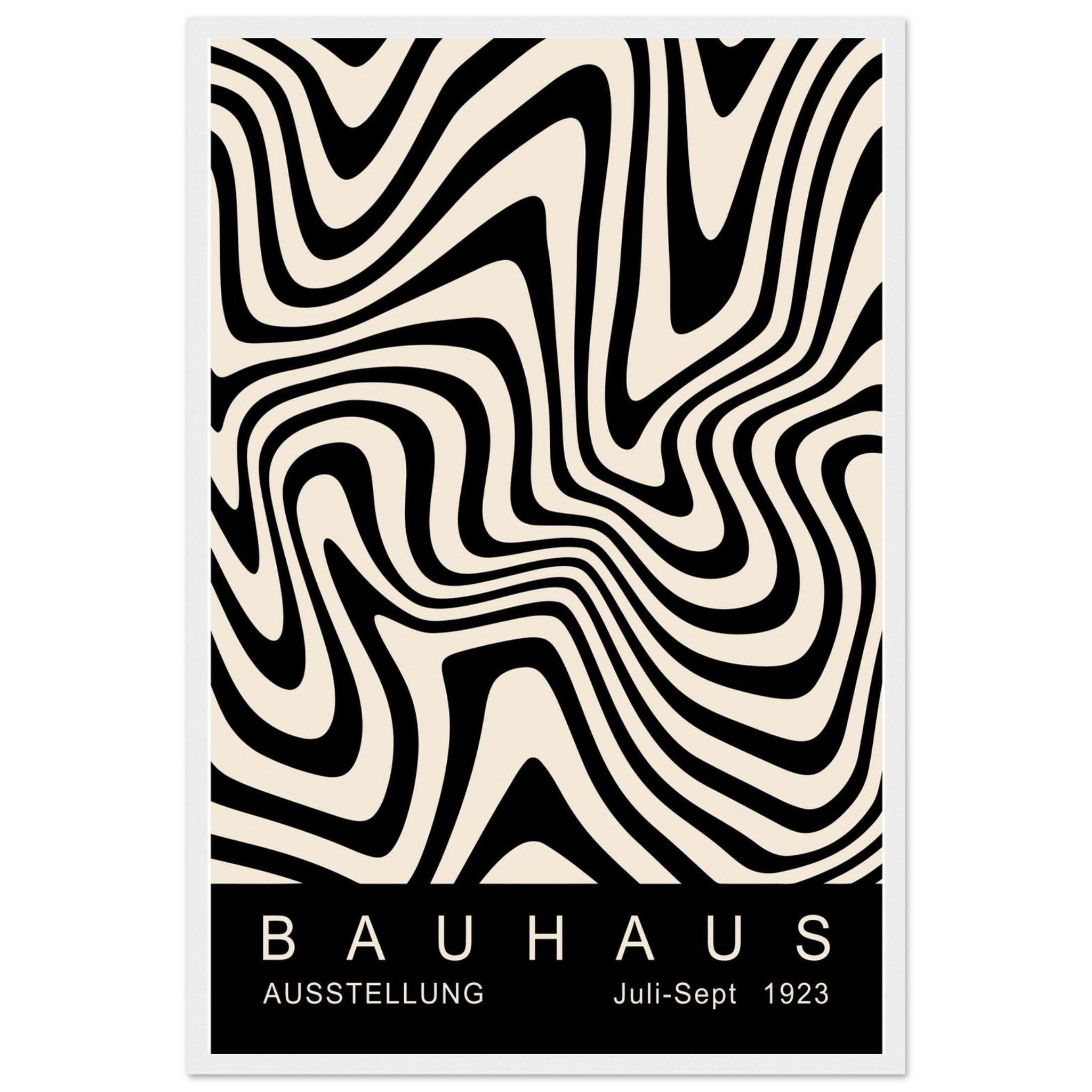 Bauhaus-style Gallery Exhibition Poster