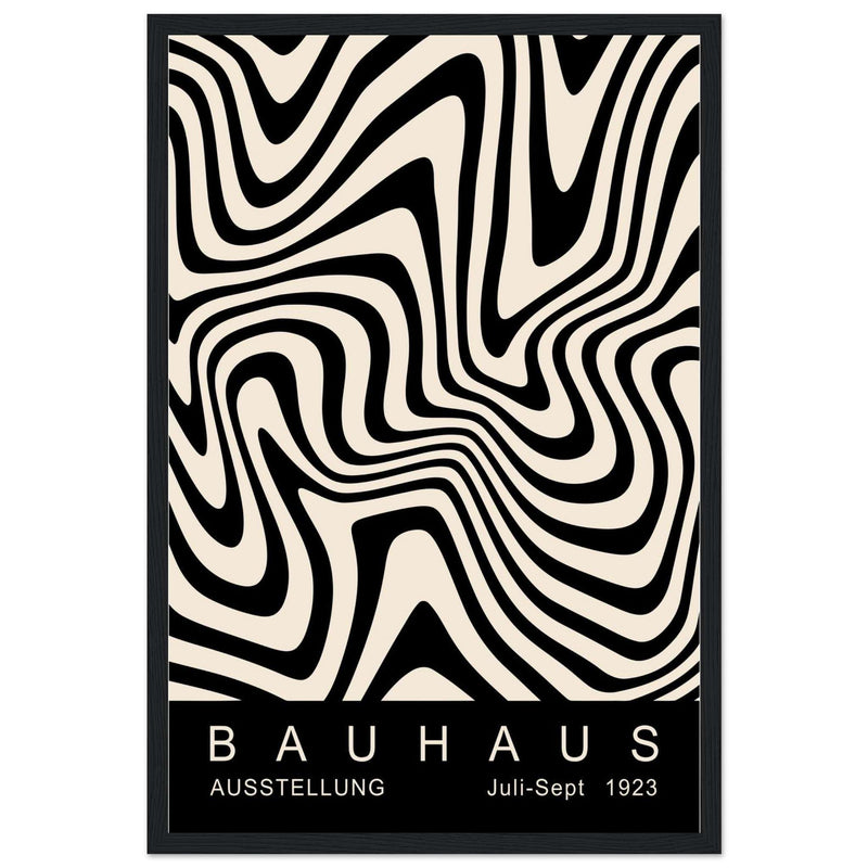 Bauhaus-style Gallery Exhibition Poster