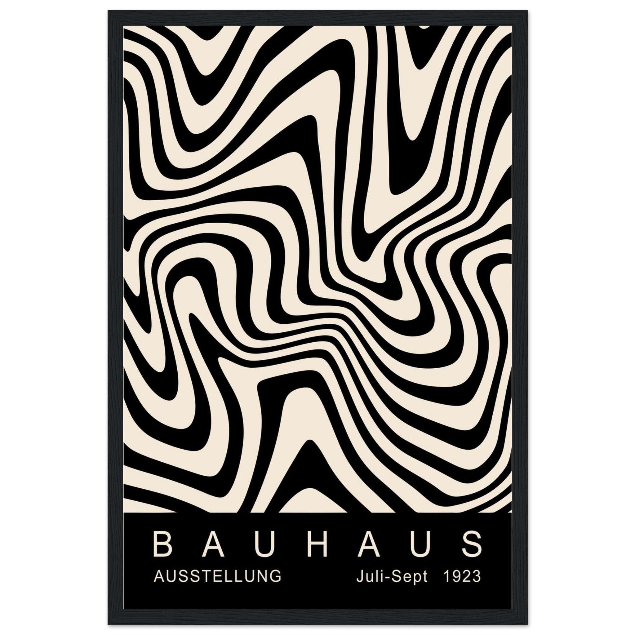 Bauhaus-style Gallery Exhibition Poster