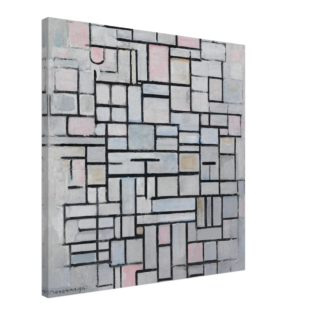 Piet Mondrian - Composition n° IV, 1914 60x60 cm 24x24″ Canvas Slim