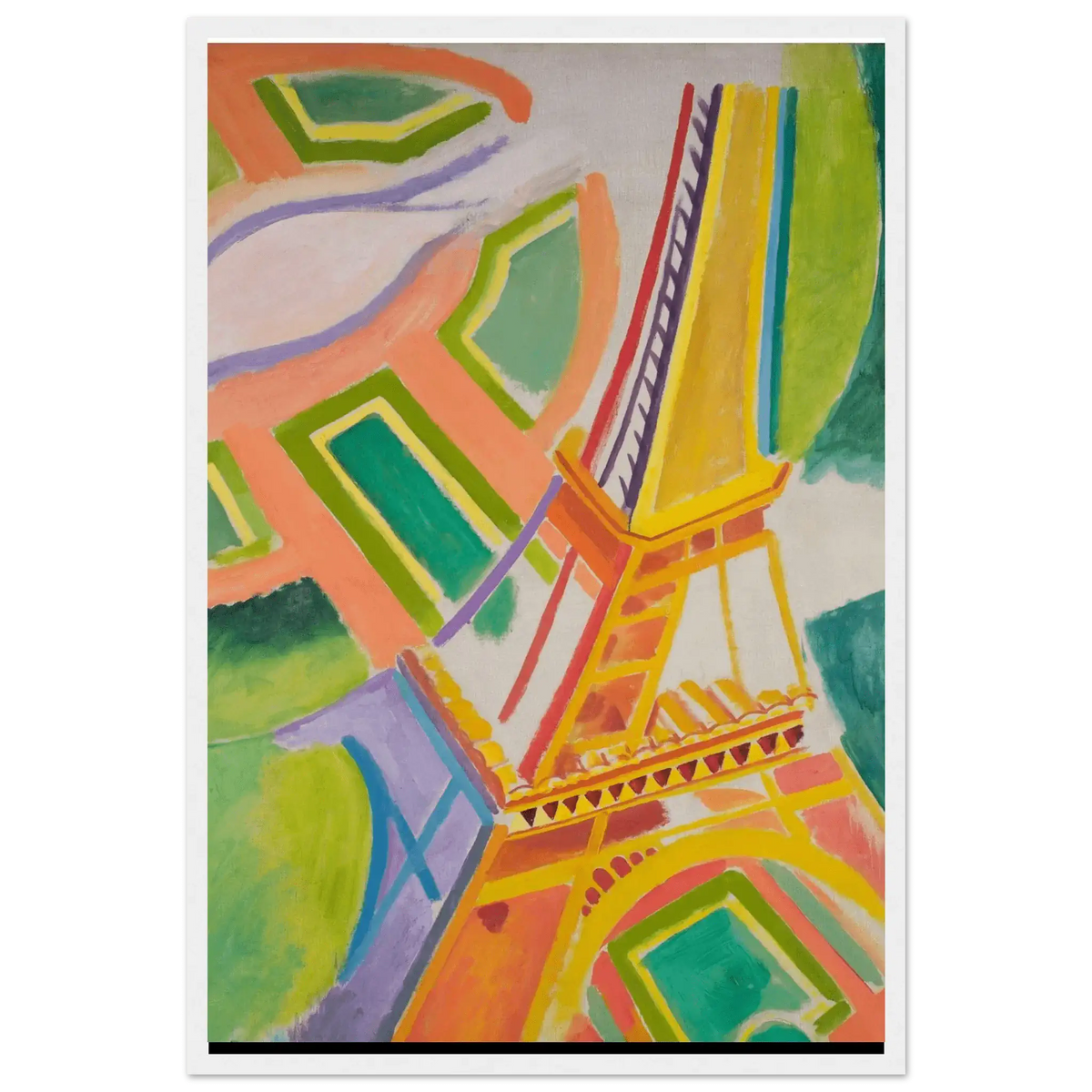 Robert Delaunay Eiffel Tower Art Print, 1911